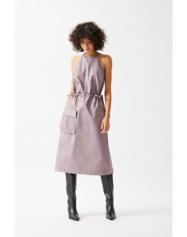 The Cargo Midi skirt w/ a Removable Pocket - PA